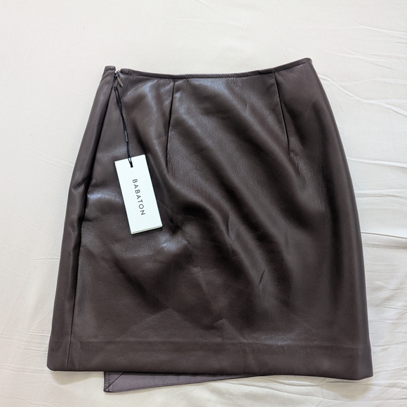 Aritzia Babaton Chocolate Pencil Skirt - Picture 3 of 3